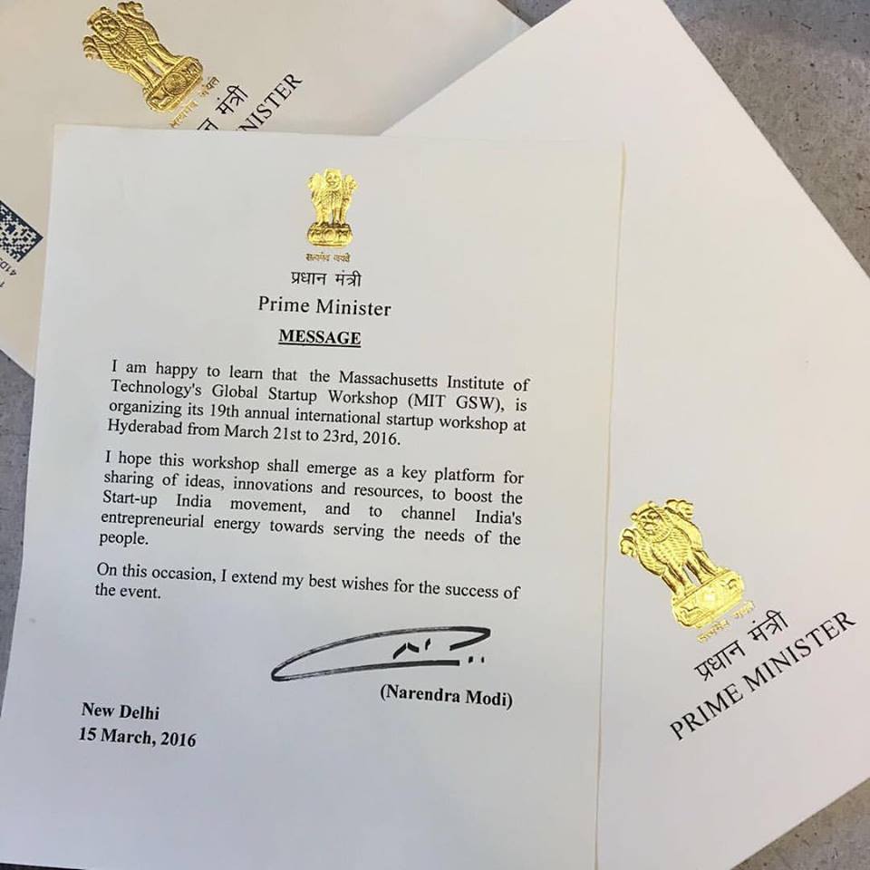 Prime Minister Letter